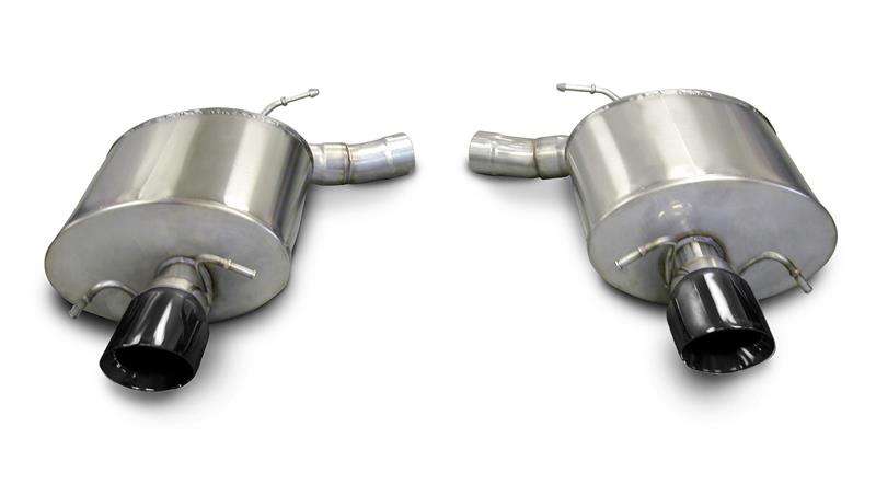 Cadillac CTS Performance Exhaust - Rear - CORSA Performance - Axle-Back Touring - Black - `09-`14